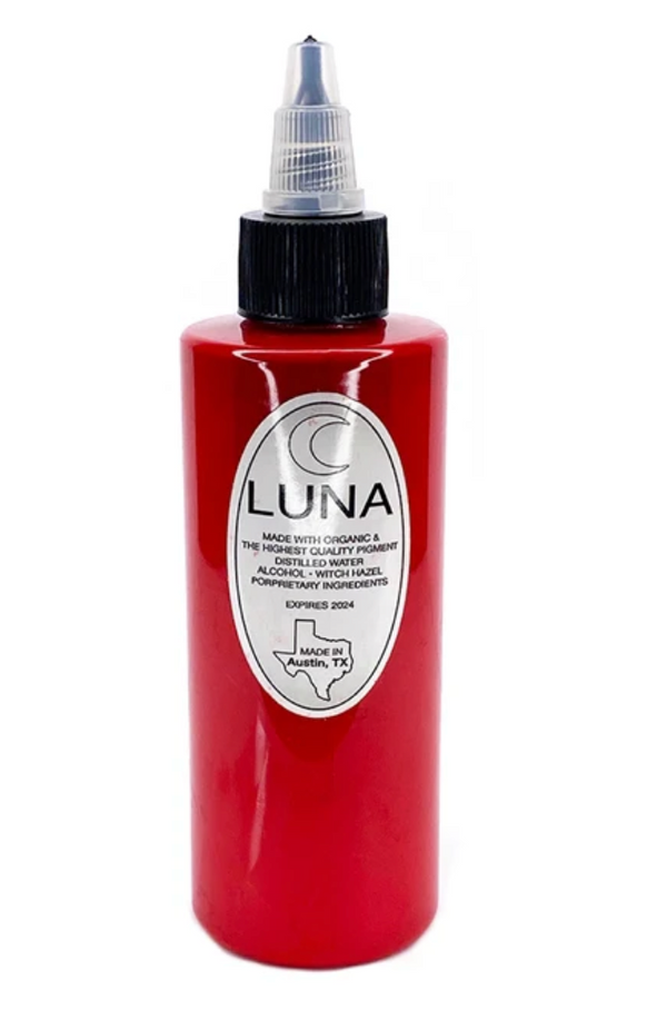 LUNA brooks red tattoo ink