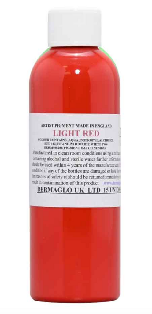Dermaglo - Light Red - 100ml - Drawing color