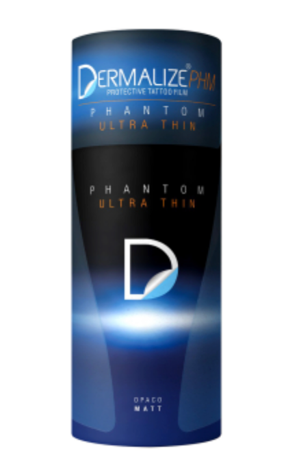 DERMALIZE Phantom – Ultradünner Tattoo-Schutzfilm – 15 cm x 10 m