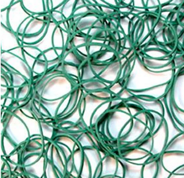 Green rubber bands