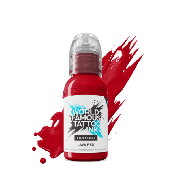 World famous tattoo ink lava red