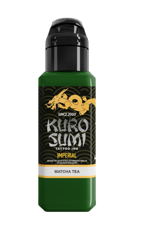 kuro sumi ink matcha tea