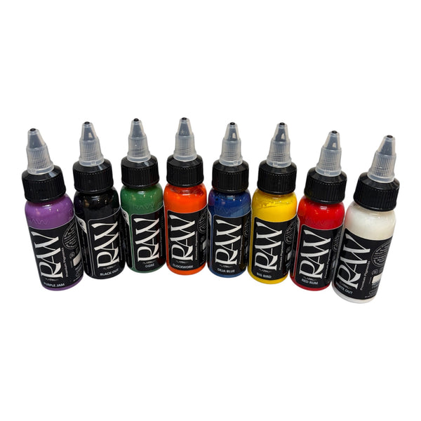 Raw Ink Sample Set 8 colors