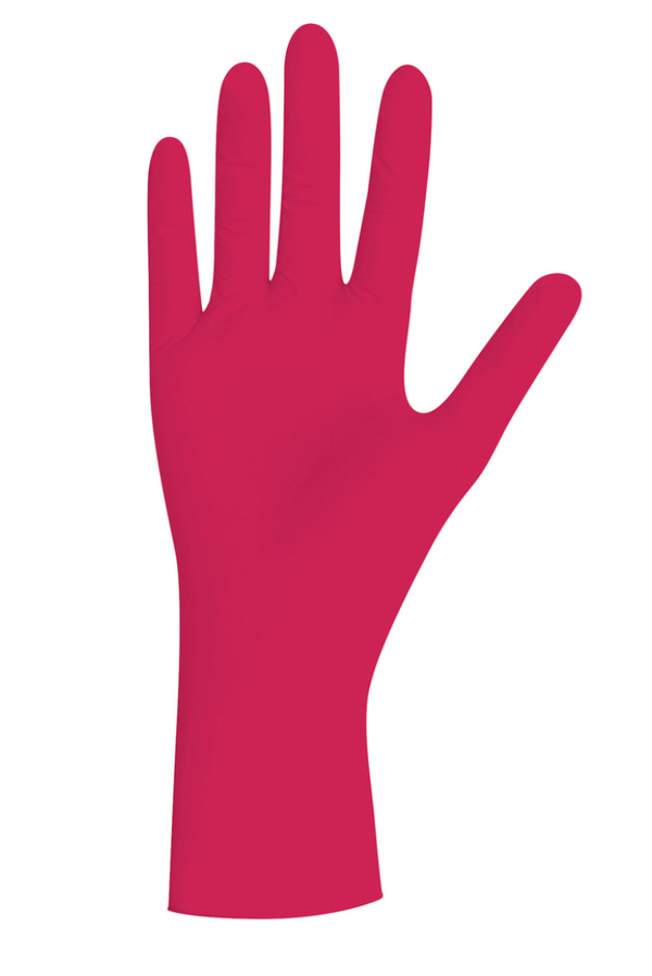 Red Pearl - Gloves Nitrile - Red / red