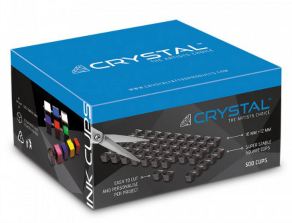 Crystal - Black Ink Cup Sheets - 500 Cups
