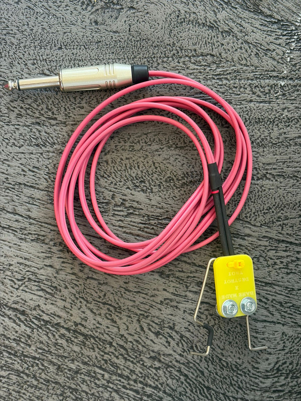 clip cord pink yellow