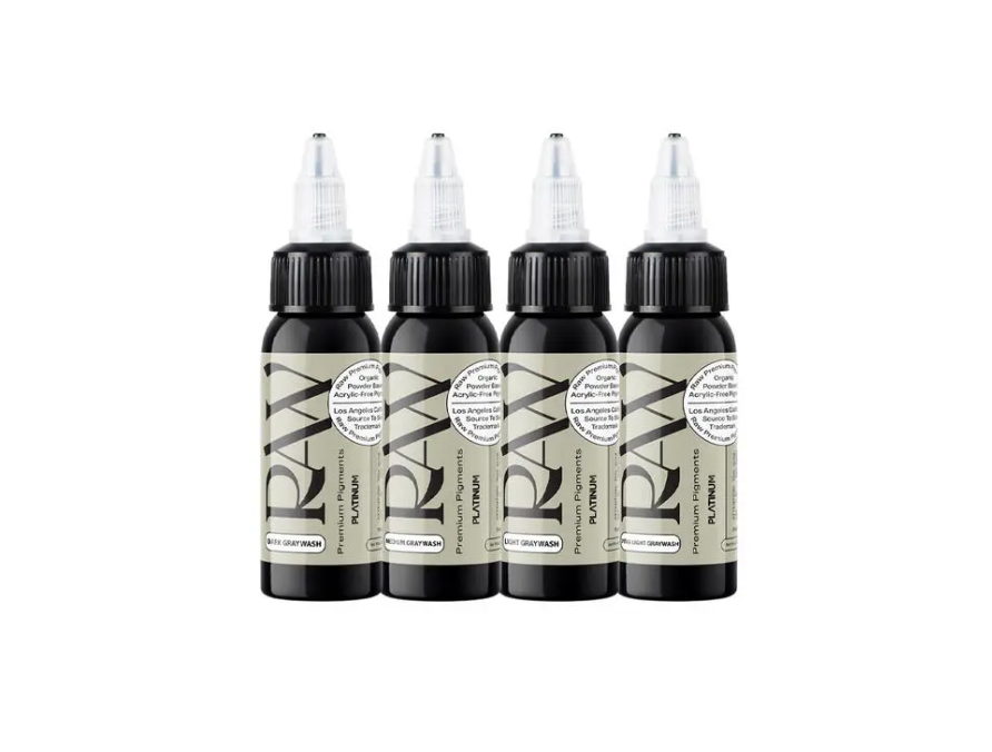 Raw Pigments EU - Greywash set - 4 x 30 ml / 1 oz