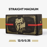 Black N 'Gold Legacy - Magnum Tattoo Needles (12/0.35)