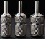 Stainless steel Quick Lock handle, knurled - different diameter