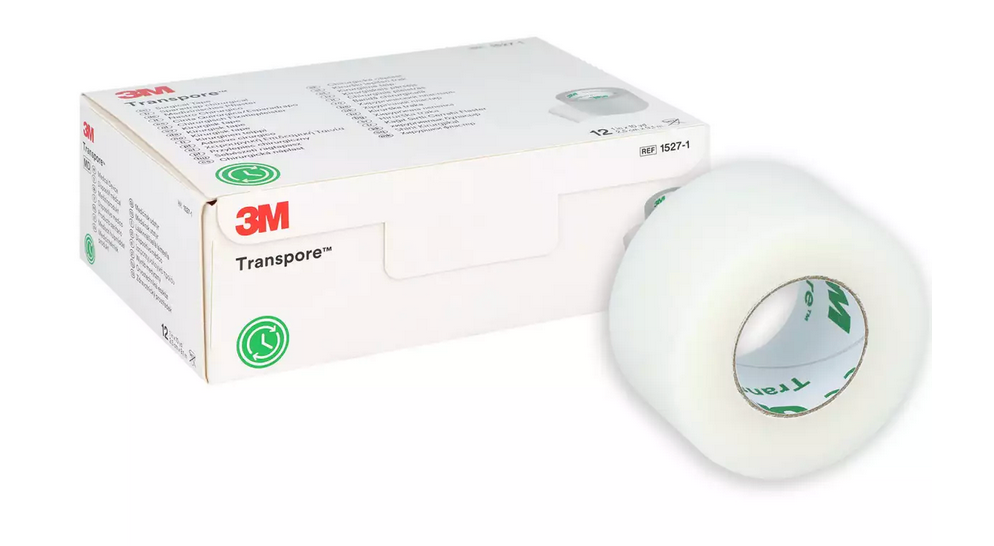 3M Transpore Fixation Plaster 1" / 2.5cm - Plaster / Tape - Medical Plaster