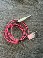 BANE MADE X DESTROY TROY CLIP CORD PINK - LASER WORM ROSE BASE