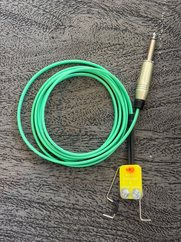 clip cord green yellow