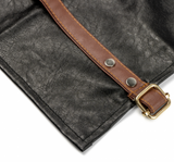 UNISTAR Protective Leather Apron Black