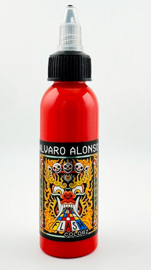 FLASH COLORZ X ALVARO ALONSO | Angry Red | Vegan ink