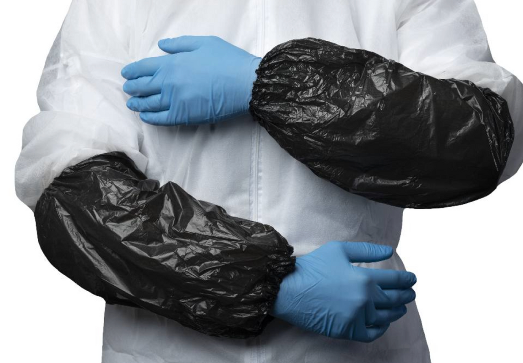 Nitras CPE-Ärmelschoner 40cm - Schwarz