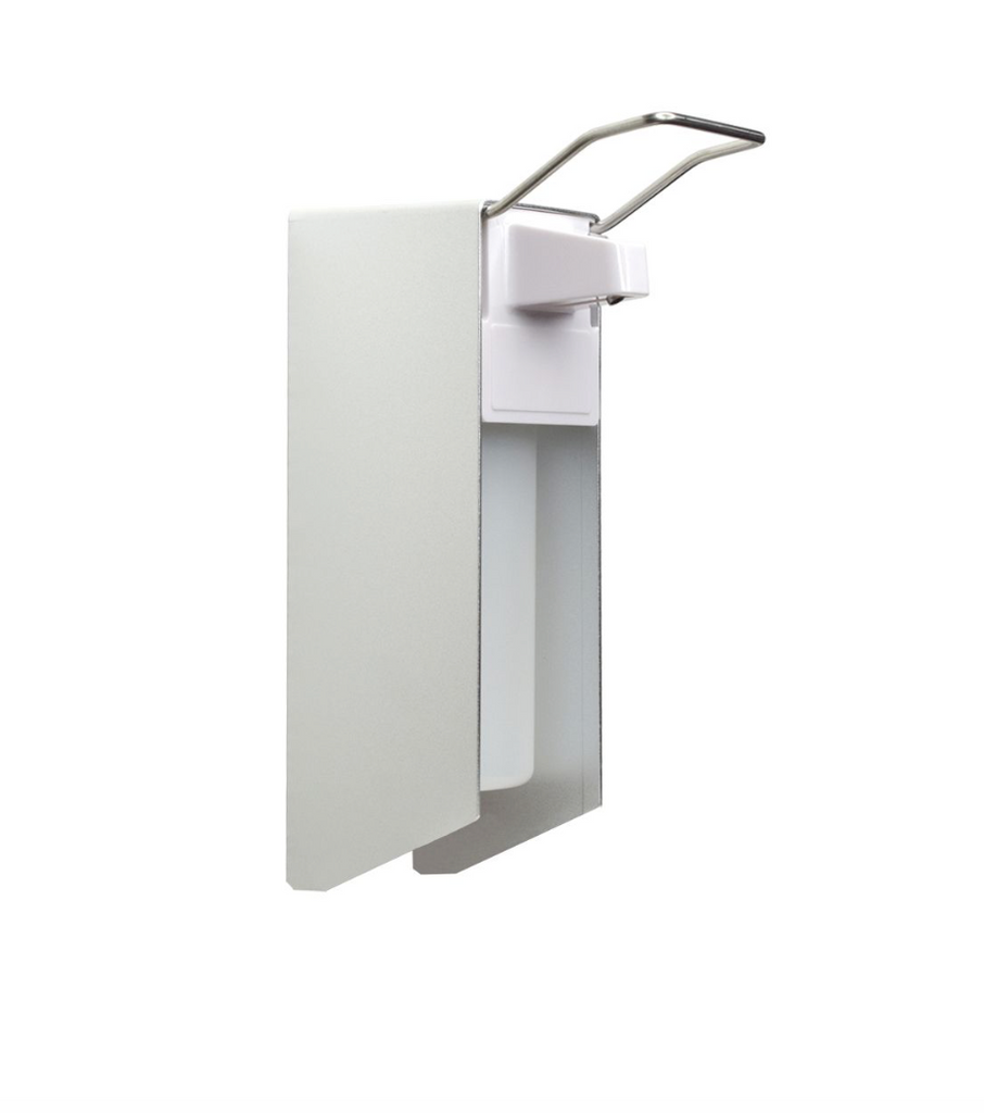 Nitras - Desinfektionsmittelspender aus Aluminium - Armhebel kurz - 500 ml