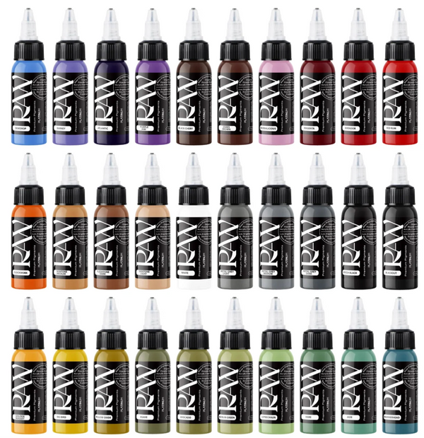 Colour Set 30 x 30ml - RAW Pigments