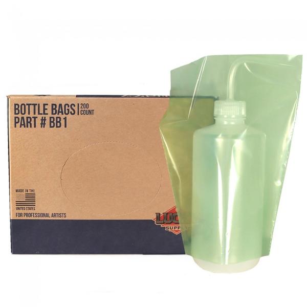 bottle bag green