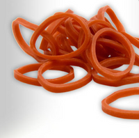 Dan Kubin - thick rubber bands orange