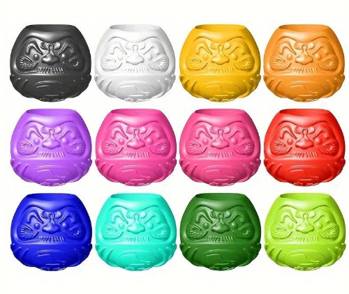 Daruma Farbkappen - Verschiedene Farben
