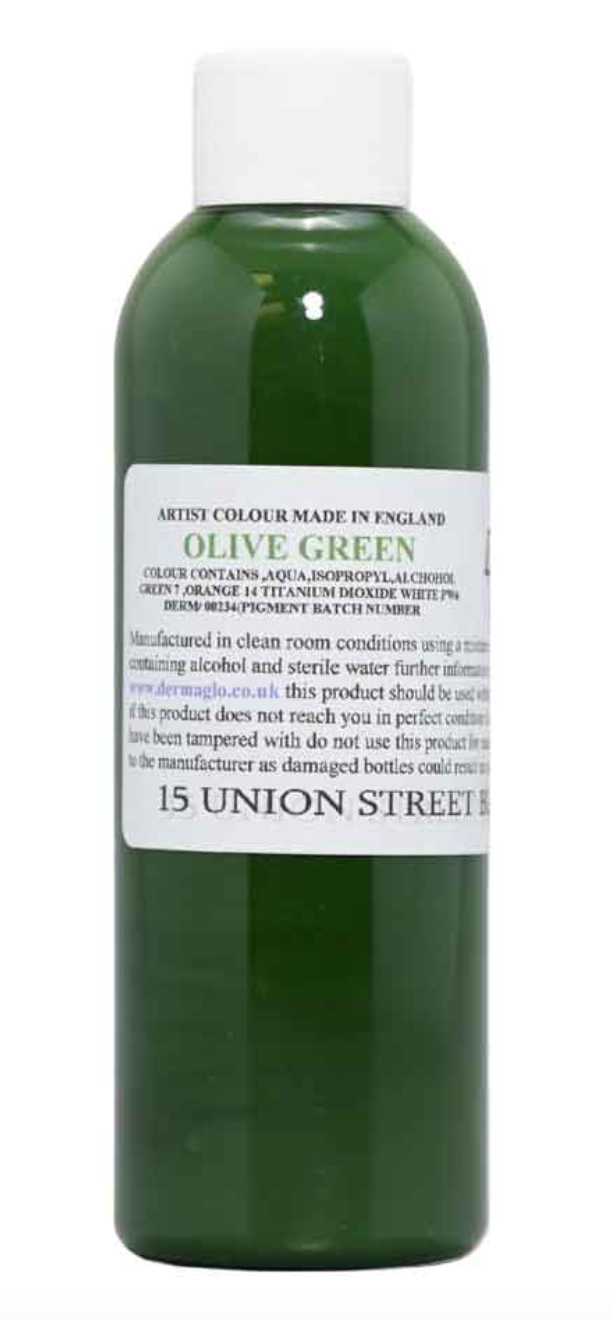 Dermaglo - Olive Green - 100ml - Drawing Color