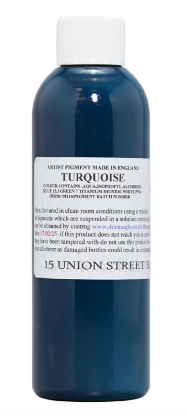 Dermaglo - Turquoise - 100ml - Drawing Color