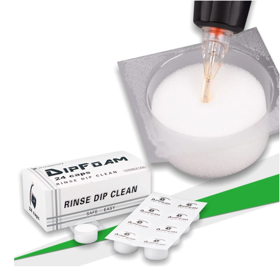 Needle cleaning sponge / dip foam - EO GAS sterilized