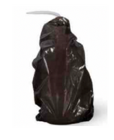 200 protective covers for bottles / spray bottle - 150mm x 260mm - Black