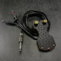 Custom foot switch by hard craft company Nazari - Black