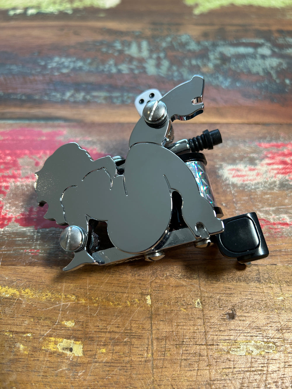 coil tattoo machine silver
