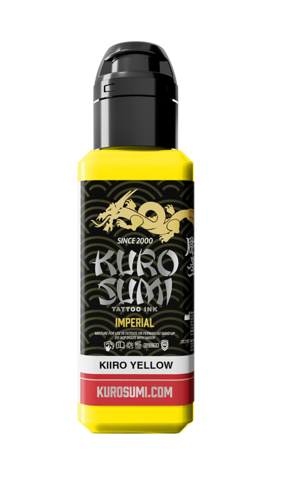 kuro sumi ink kiiro yellow