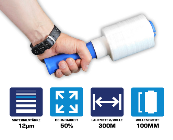 Mini hand stretch film - with/without dispenser