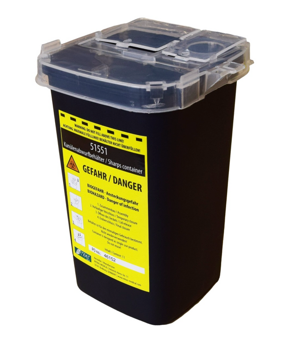 Needle container / cannula container - 1.0L
