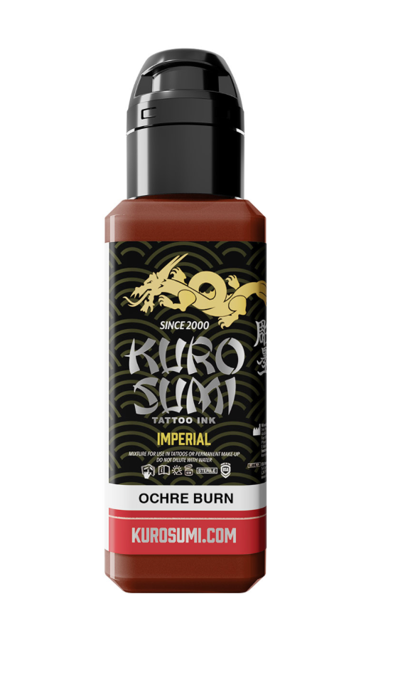 kuro sumi ink ochre burn