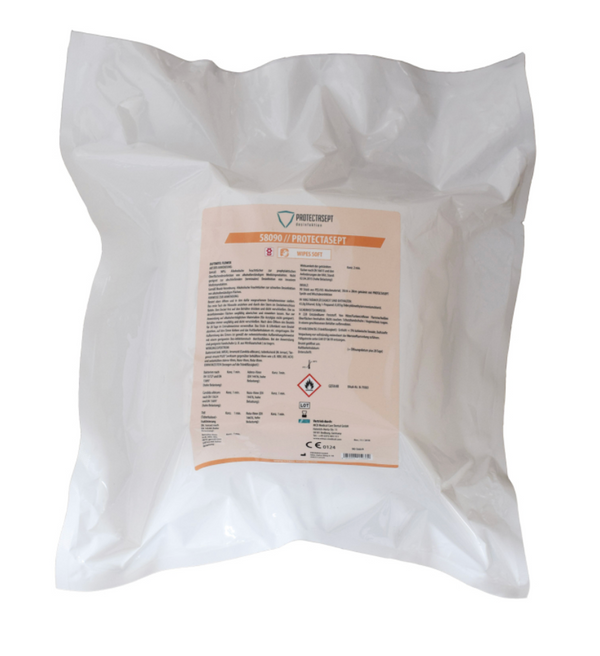 Nitras - PROTECTASEPT SOFT Wipes - surface disinfection wipes - flower scent