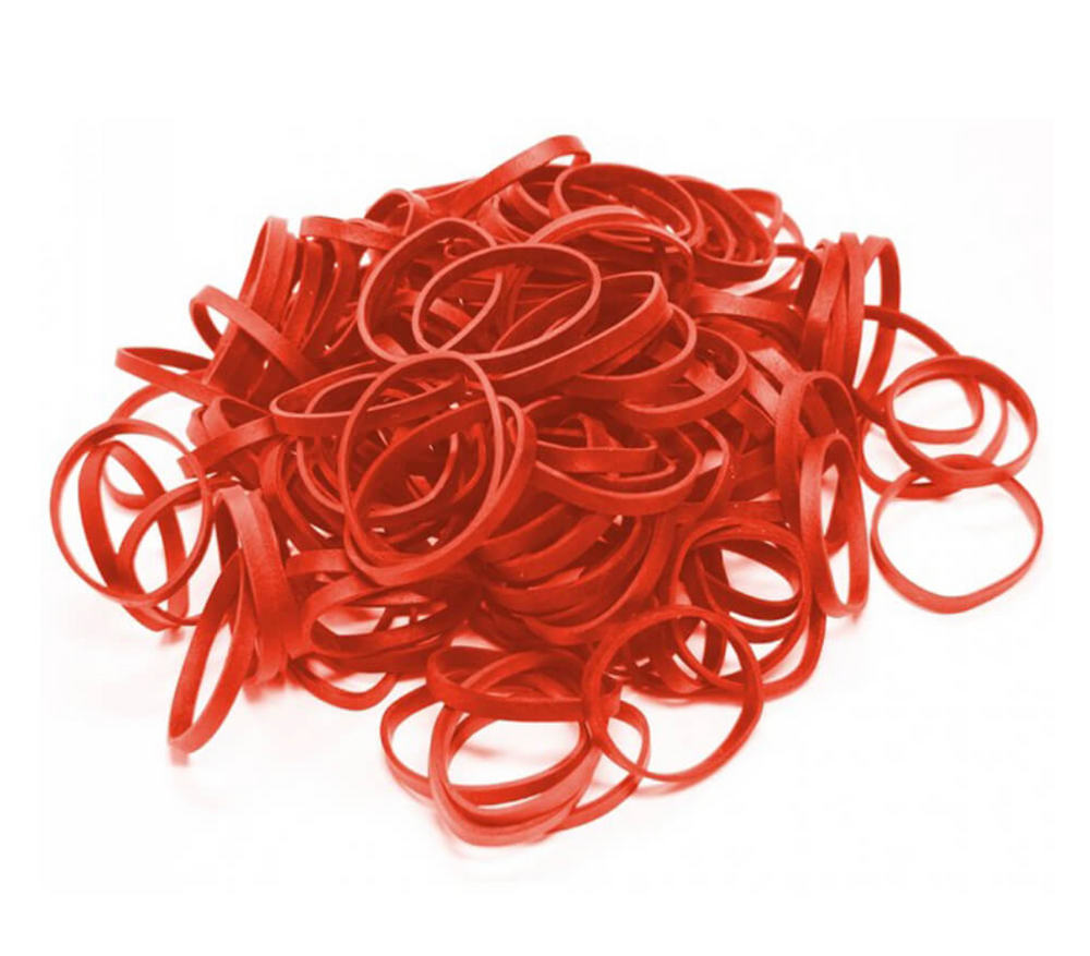Rubber bands red - thick