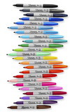 SHARPIE Permanent Marker | Marker Stifte mit feiner Spitze | 80s Glam Farben | 24 Stück Market Set