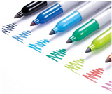 Sharpie permanently marker | Marker pens with a fine tip 80s glam colors | 24 pieces of market set