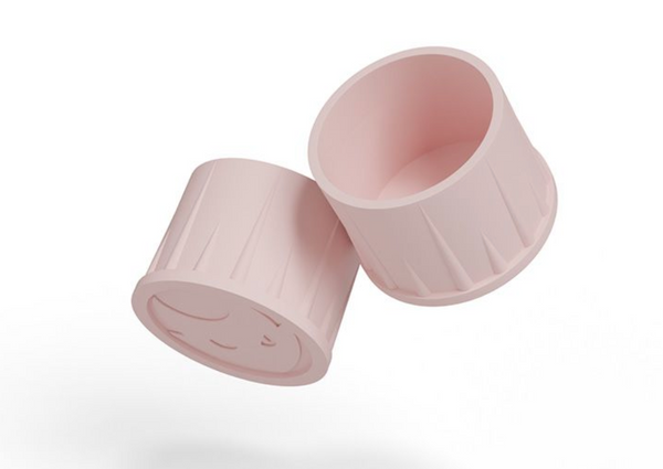 Silikon Farbkappe rosa
