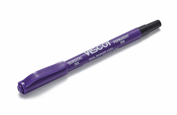 viscot dual tip skin marker purple