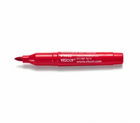 Viscot - Removable Marker - Red Ink - 1445