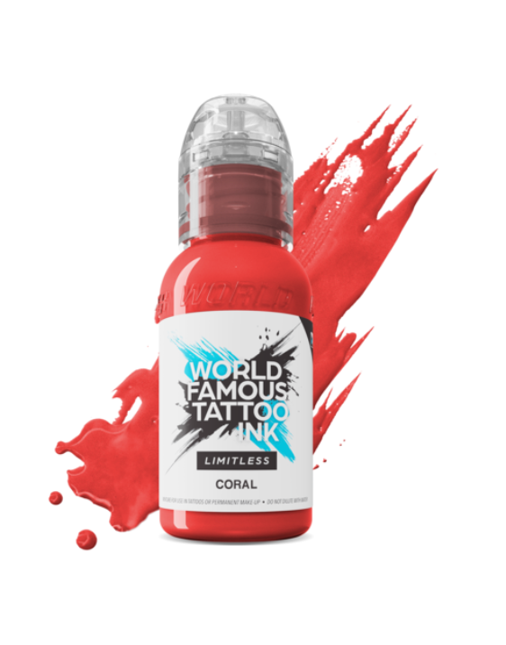 World famous tattoo ink coral