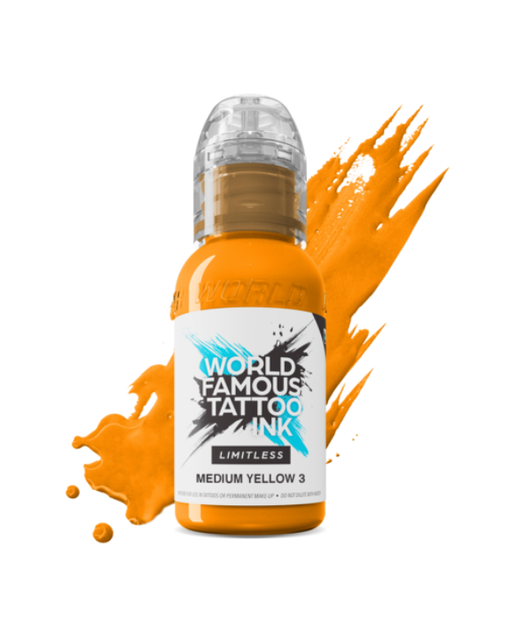 World famous tattoo ink medium yellow