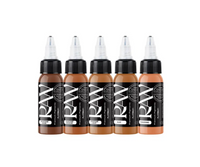 Raw Pigments EU - Skintone Colour Set - 5 x 30 ml / 1 oz