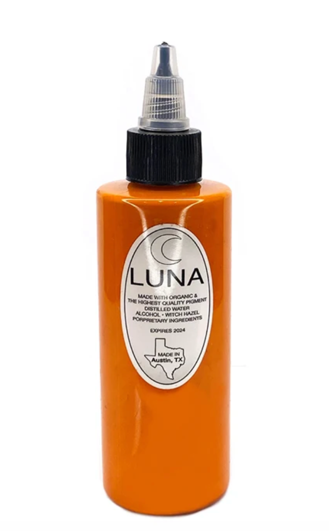 LUNA tattoo ink turmeric