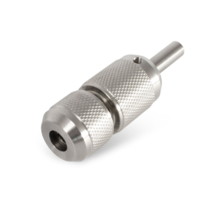 Stainless steel Quick Lock handle, knurled - different sizes