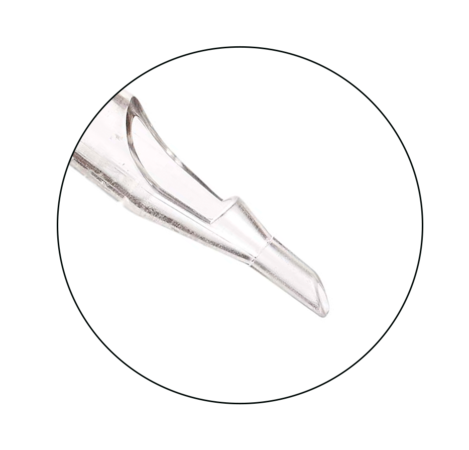 Black n' Gold Legacy - Round Angle Cut Disposable Tattoo SHORT Tips