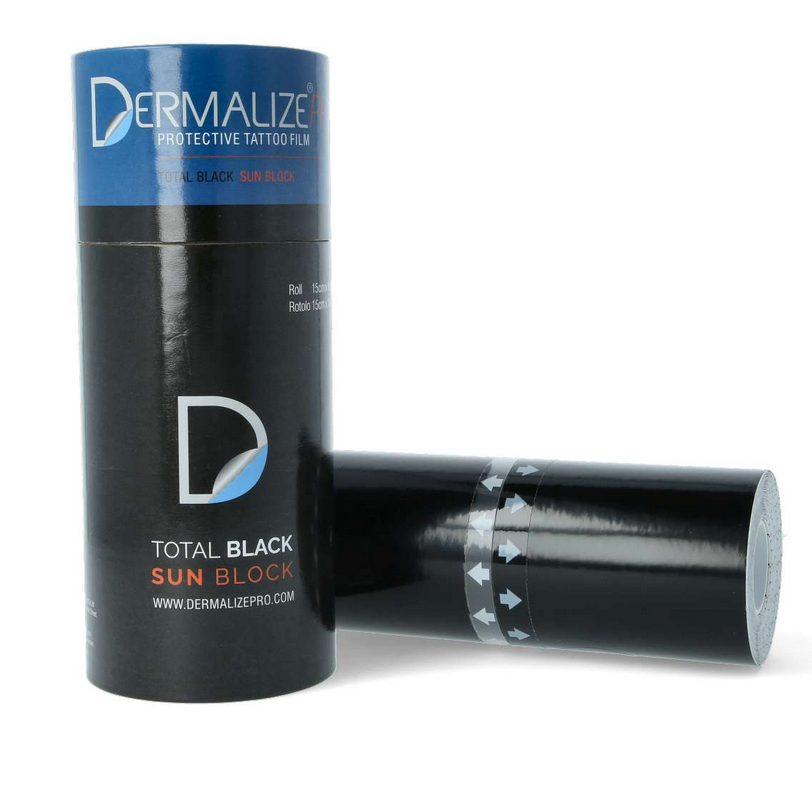 DERMALIZE PRO - Foil dressing - Total Black Sun Block