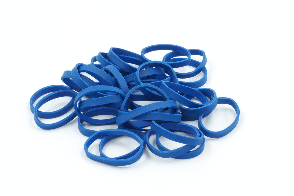 Rubber bands blue/thick