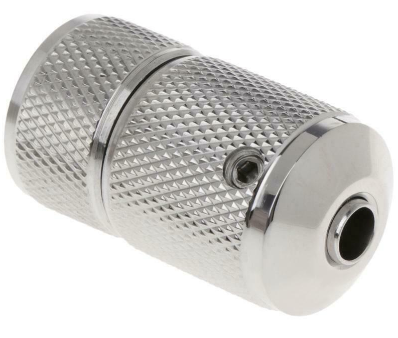 Edelstahl Quick Lock Griffstück, gerändelt - verschiedene Durchmesser